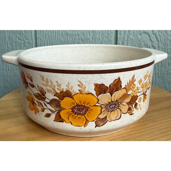 Vintage Lenox Fall Blossoms Temperware Baking Dish - Picture 1 of 4